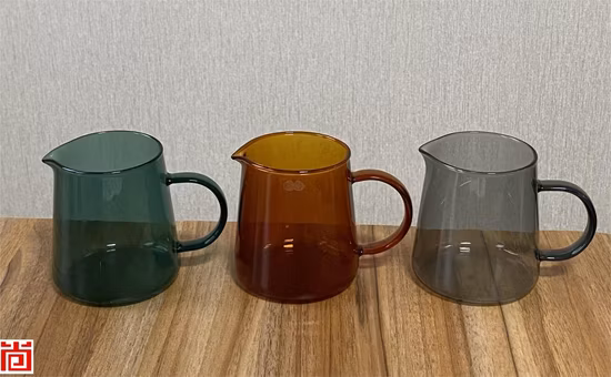 Pichet à lait en verre à haute teneur en borosilicate