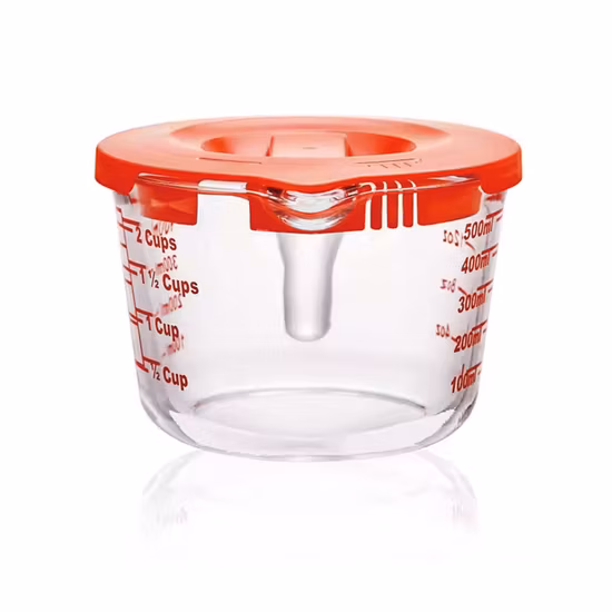 Ensemble de tasses à mesurer en verre Borosilicate, pichet à mesurer pour la cuisson