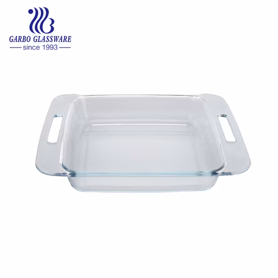 Plat de cuisson en verre à haute teneur en Borosilicate, ustensiles de cuisson sûrs pour le four à usage domestique, plaque en verre multifonctionnelle pour la cuisine du Restaurant